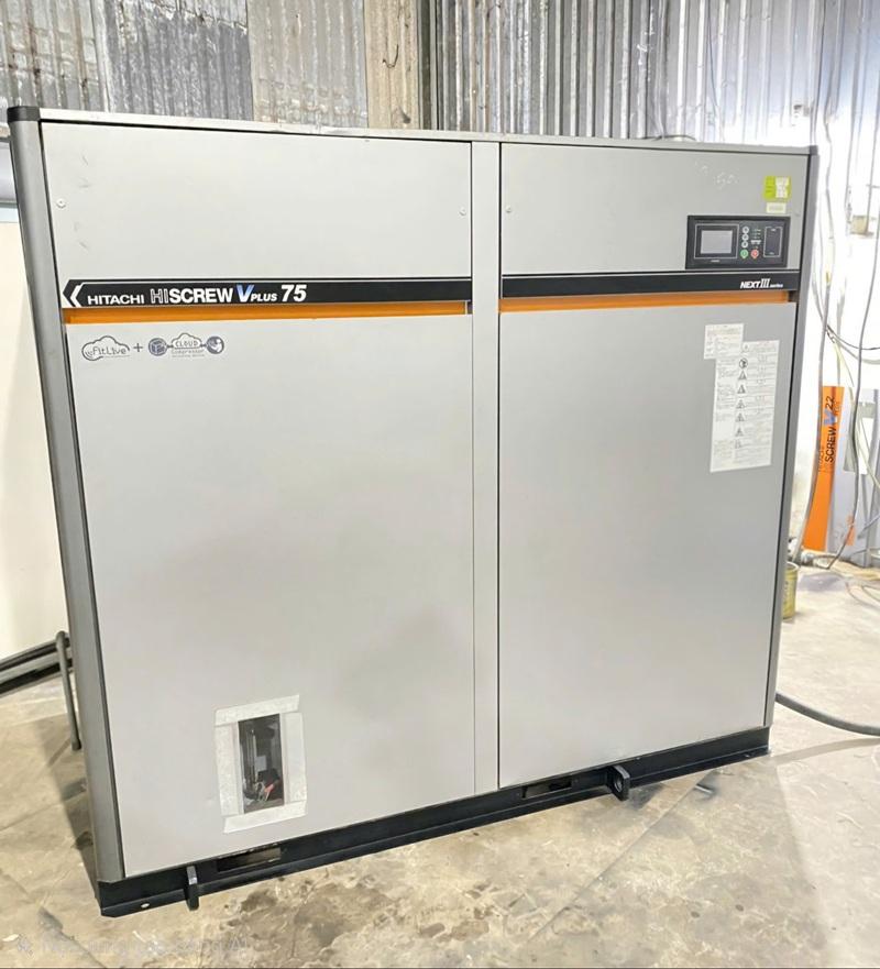 Máy nén khí Hitachi 100Hp cũ 12 Máy nén khí Hitachi 100Hp cũ