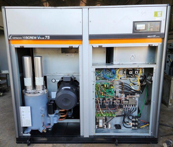 Máy nén khí Hitachi 75kw (100hp) nội địa Nhật