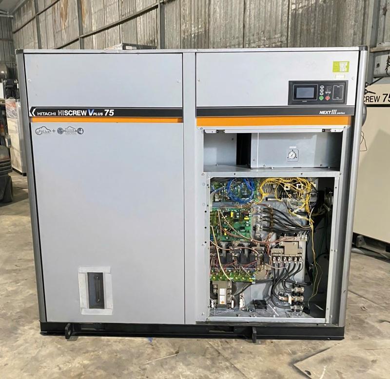 Máy nén khí Hitachi 75Kw 10 Máy nén khí Hitachi 75Kw