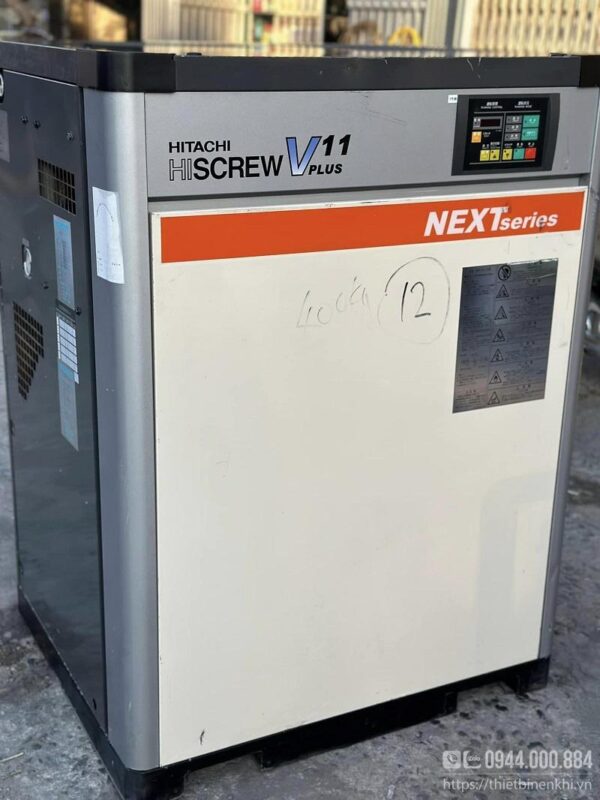 Máy nén khí Hitachi 11kw inverter 7 Máy nén khí Hitachi 11kw inverter