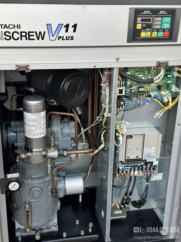 Máy nén khí Hitachi 15Hp 8 Máy nén khí Hitachi 15Hp