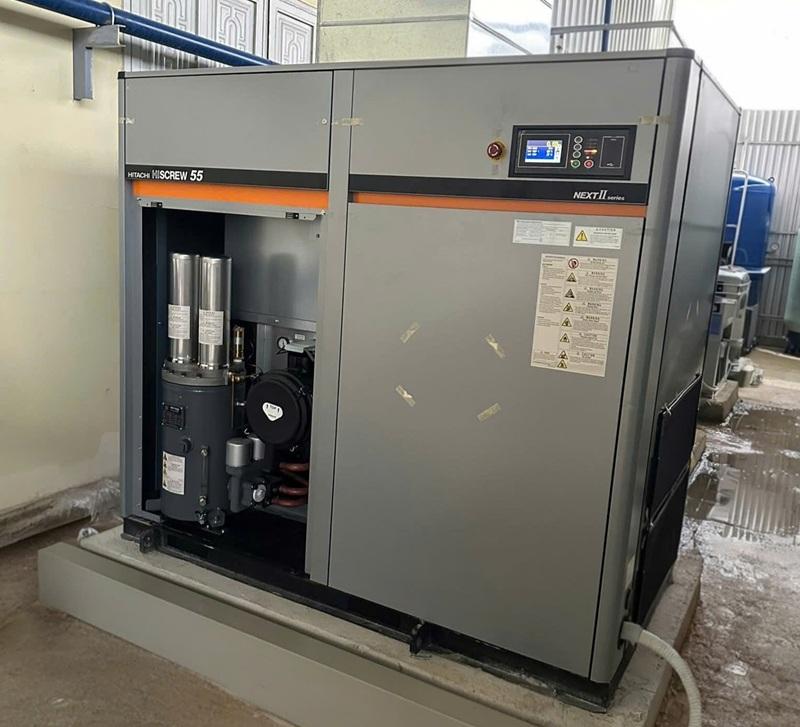 Máy nén khí Hitachi 55kw biến tần tiết kiệm điện 13 Máy nén khí Hitachi 55kw biến tần tiết kiệm điện