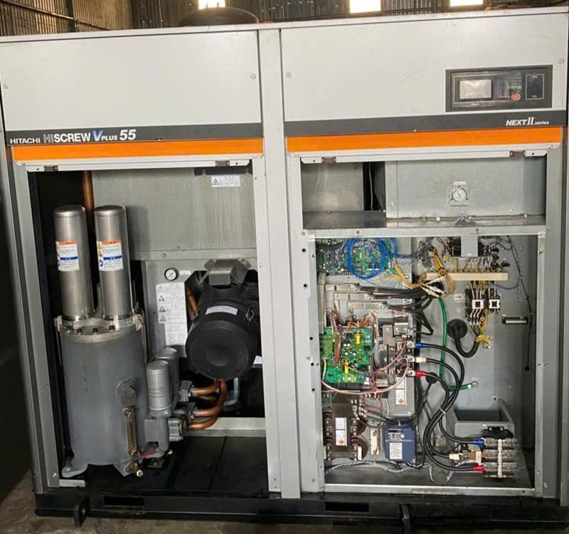 Máy nén khí Hitachi 55kw nội địa Nhật 18 Máy nén khí Hitachi 55kw nội địa Nhật