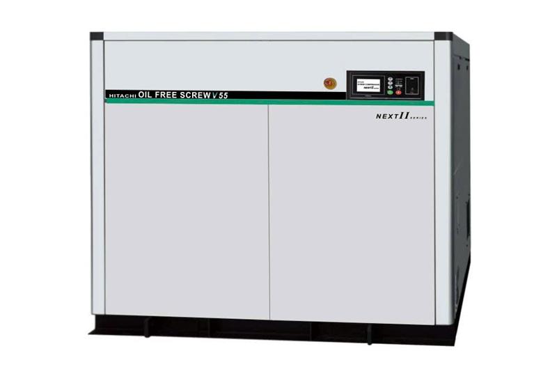 Máy nén khí không dầu Hitachi 55kw 14 Máy nén khí không dầu Hitachi 55kw