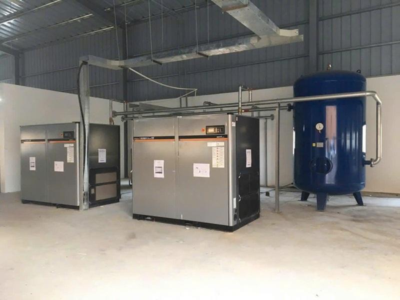 Máy nén khí trục vít Hitachi 55kw 16 Máy nén khí trục vít Hitachi 55kw