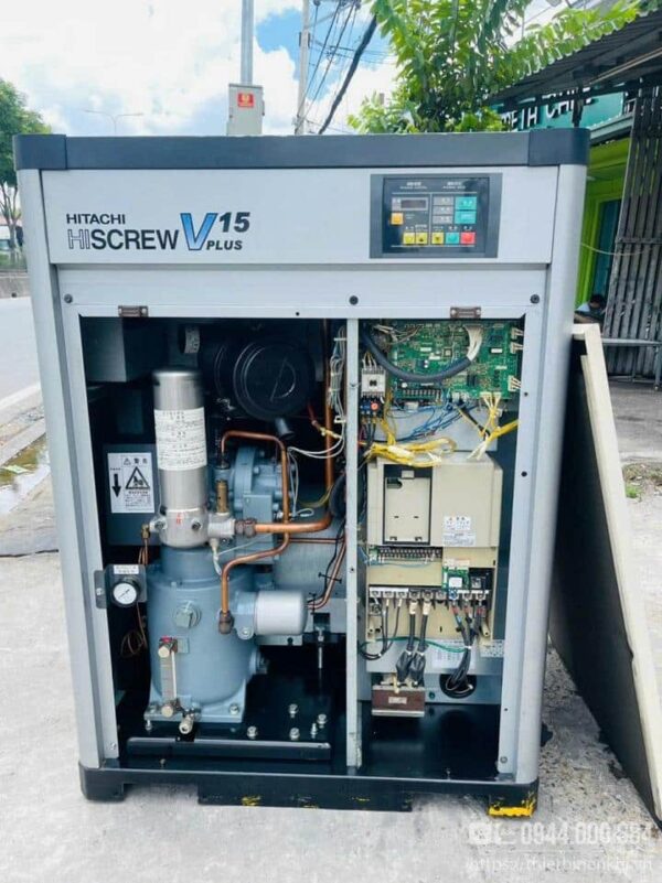 Máy nén khí Hitachi 15Kw biến tần