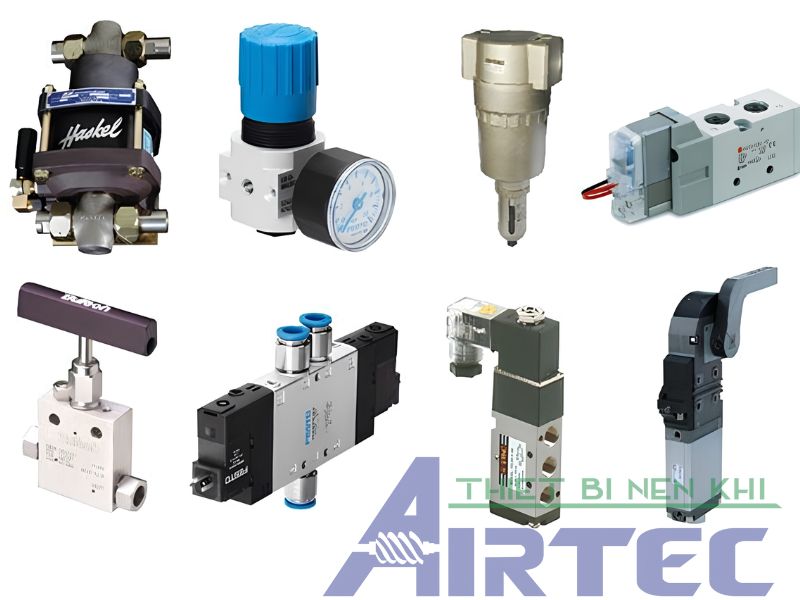 Các Thiết Bị Sử Dụng Khí Nén Thông Dụng Hiện Nay