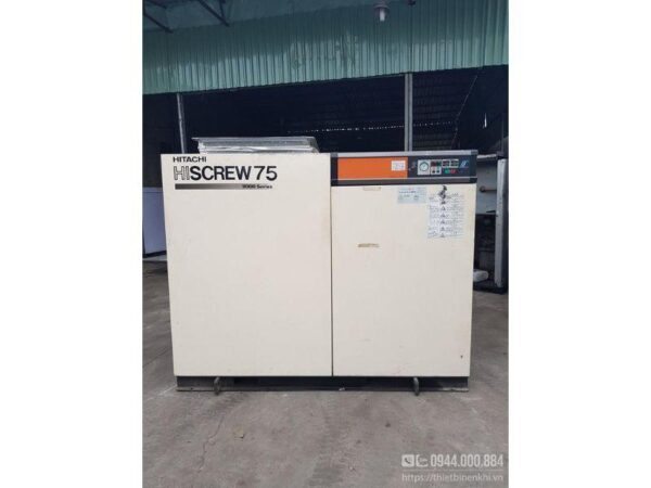 Máy bơm khí nén Hitachi 75KW 3 Máy bơm khí nén Hitachi 75KW