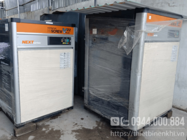 Máy nén khí trục vít Hitachi 3 Máy nén khí trục vít Hitachi