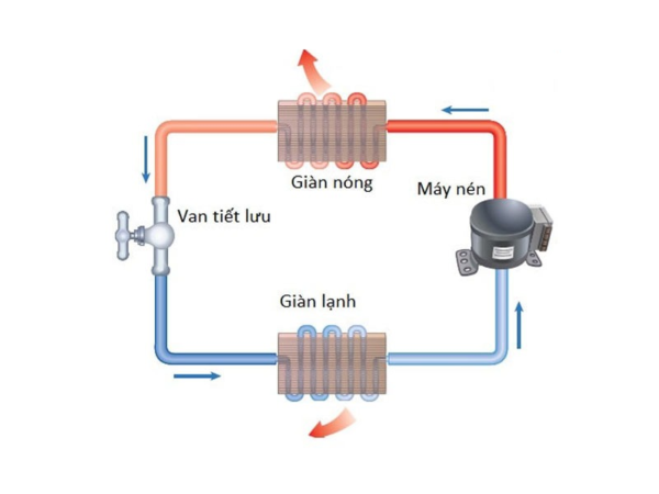 Nguyên lý hoạt động của máy nén trong hệ thống lạnh 3 Nguyên lý hoạt động của máy nén trong hệ thống lạnh