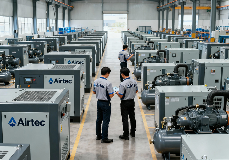 Lý do máy nén khí trục vít Trung Quốc được ưu chuộng