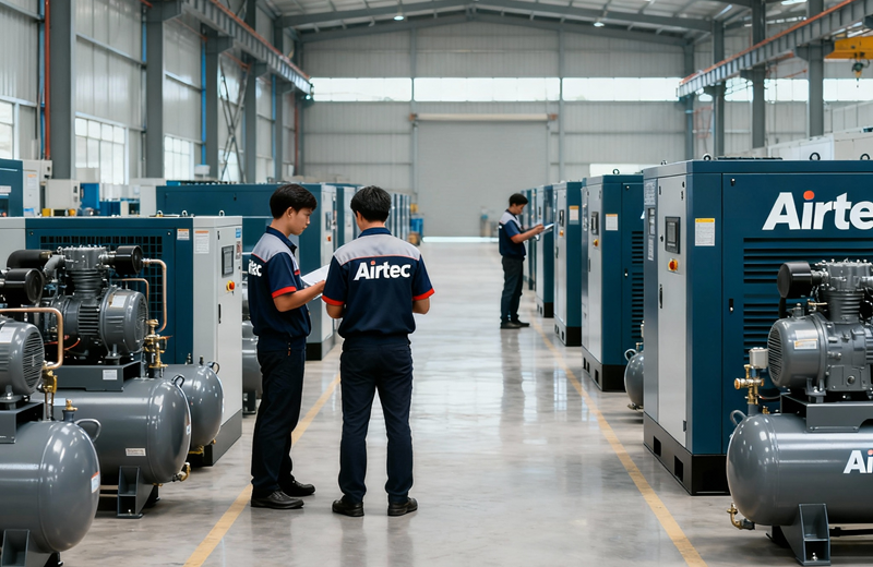 Máy nén khí trục vít Trung Quốc