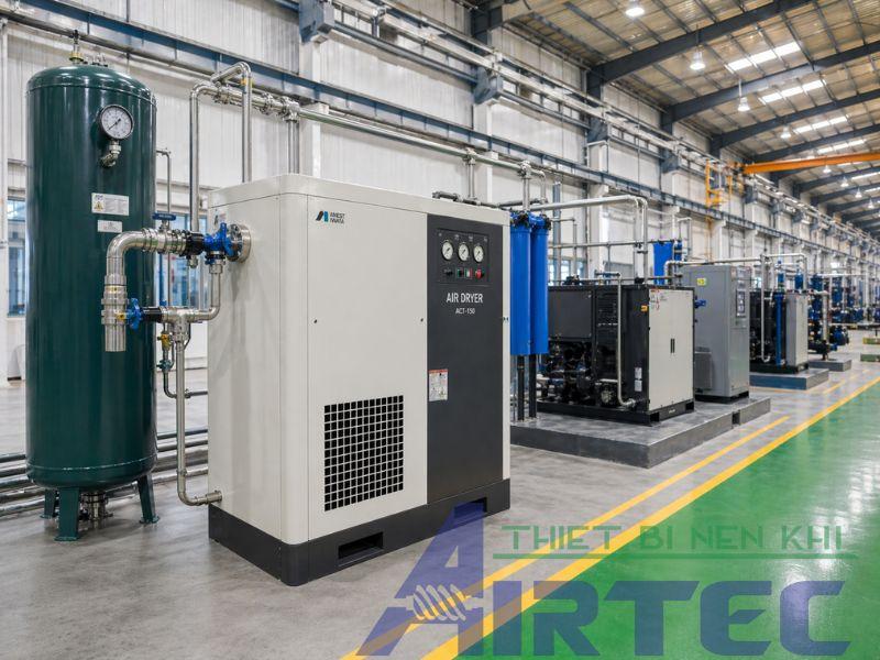 Các loại máy sấy khí nén phổ biến