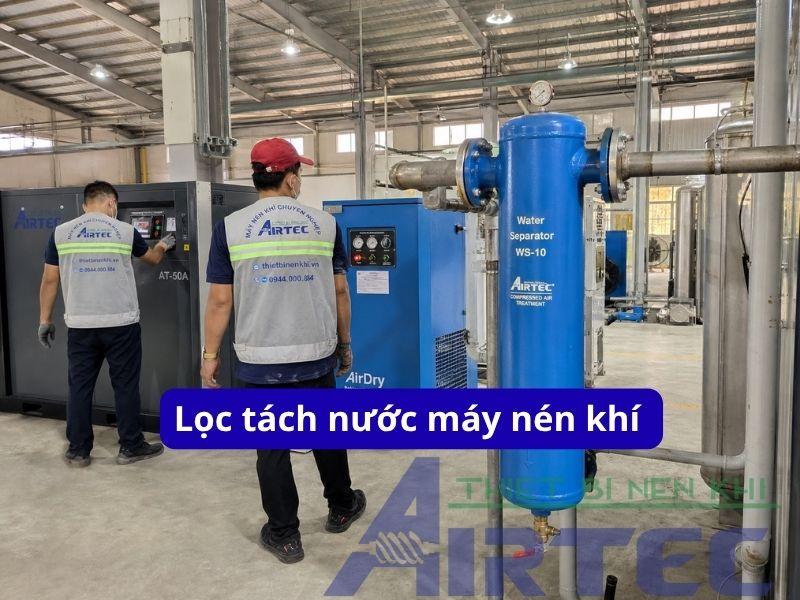 banner loc tach nuoc may nen khi
