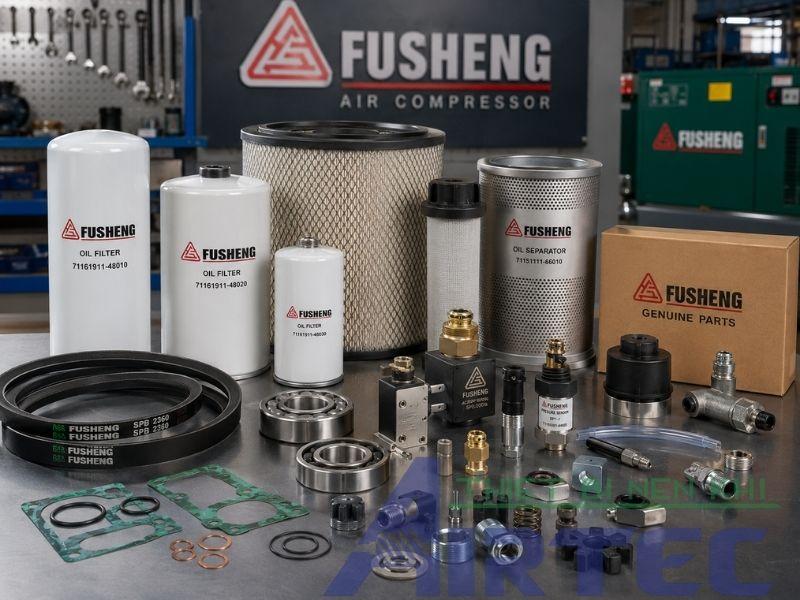 Thiết Bị Nén Khí Airtec tư vấn phụ tùng Fusheng như thế nào? 3 Thiết Bị Nén Khí Airtec tư vấn phụ tùng Fusheng như thế nào?
