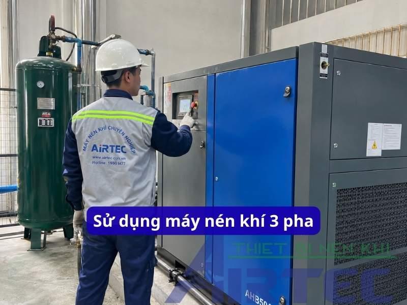 su dung may nen khi 3 pha