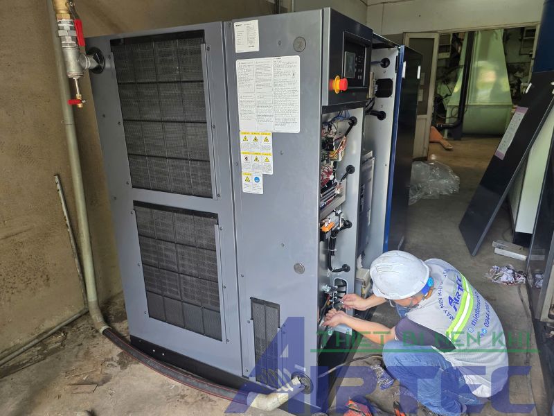 Máy đang báo nhiệt độ cao