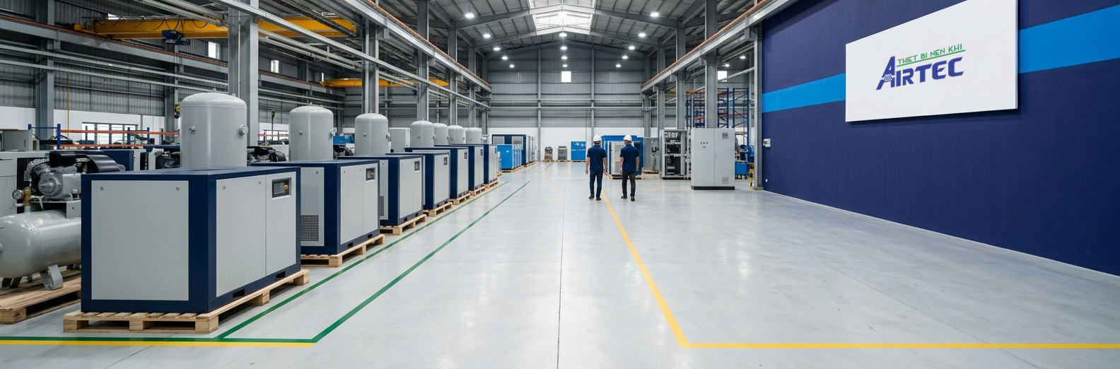 Kho xưởng máy nén khí Airtec